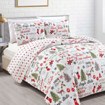 Christmas Red Bedding You'll Love | Wayfair